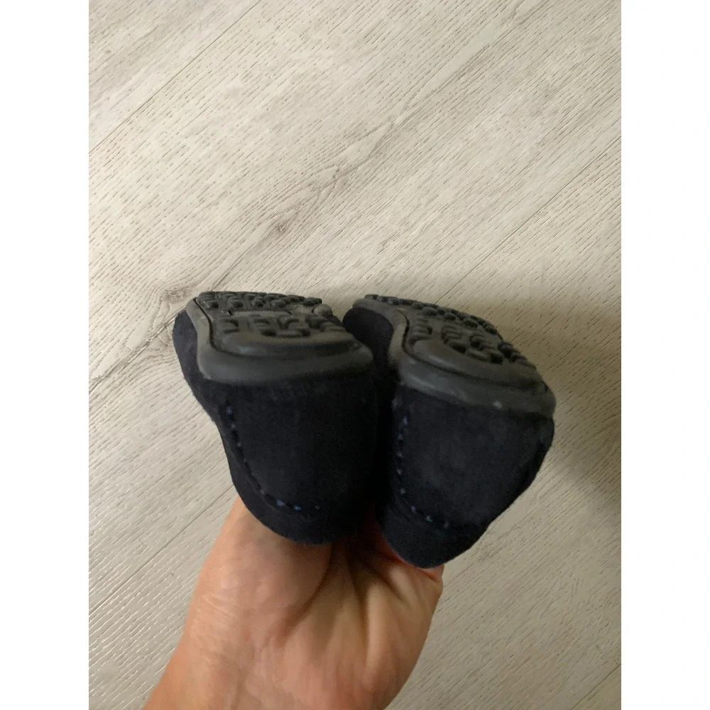 Papouelli‎ London Kids Navy Blue Suede Penny Loafers Driving Shoes Size 30 Spain